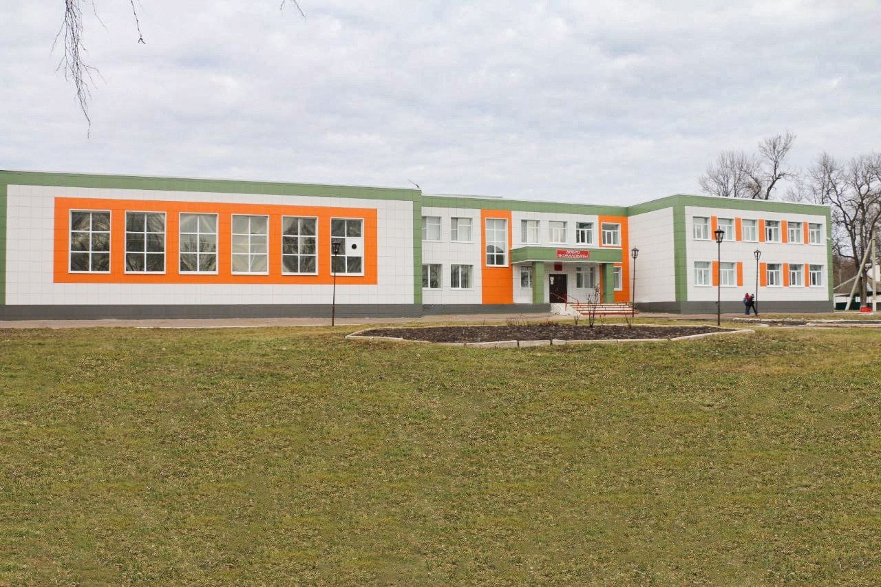 Здание школы.